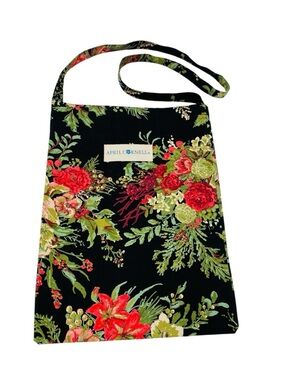 April Cornell Floral Canvas Crossbody Bag 18” x 13”